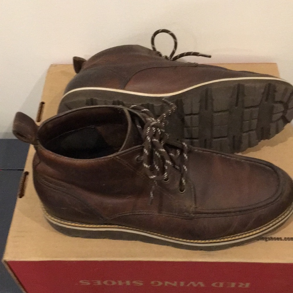 Cole Haan /Nike Air Sole Moc toe boots